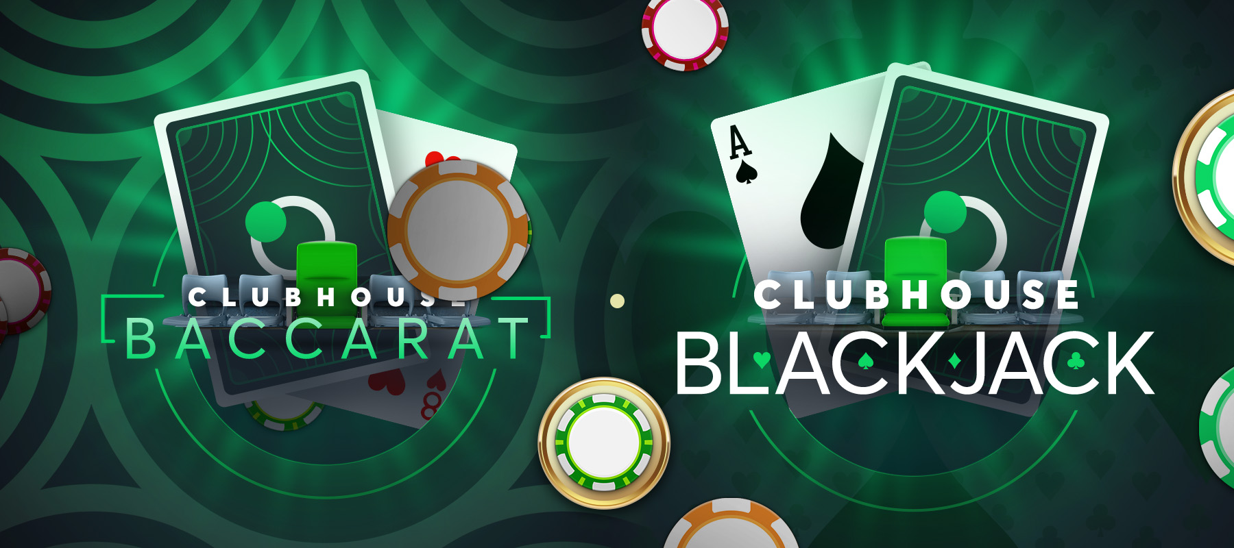 โต๊ะ Clubhouse Baccarat และ Blackjack ใหม่