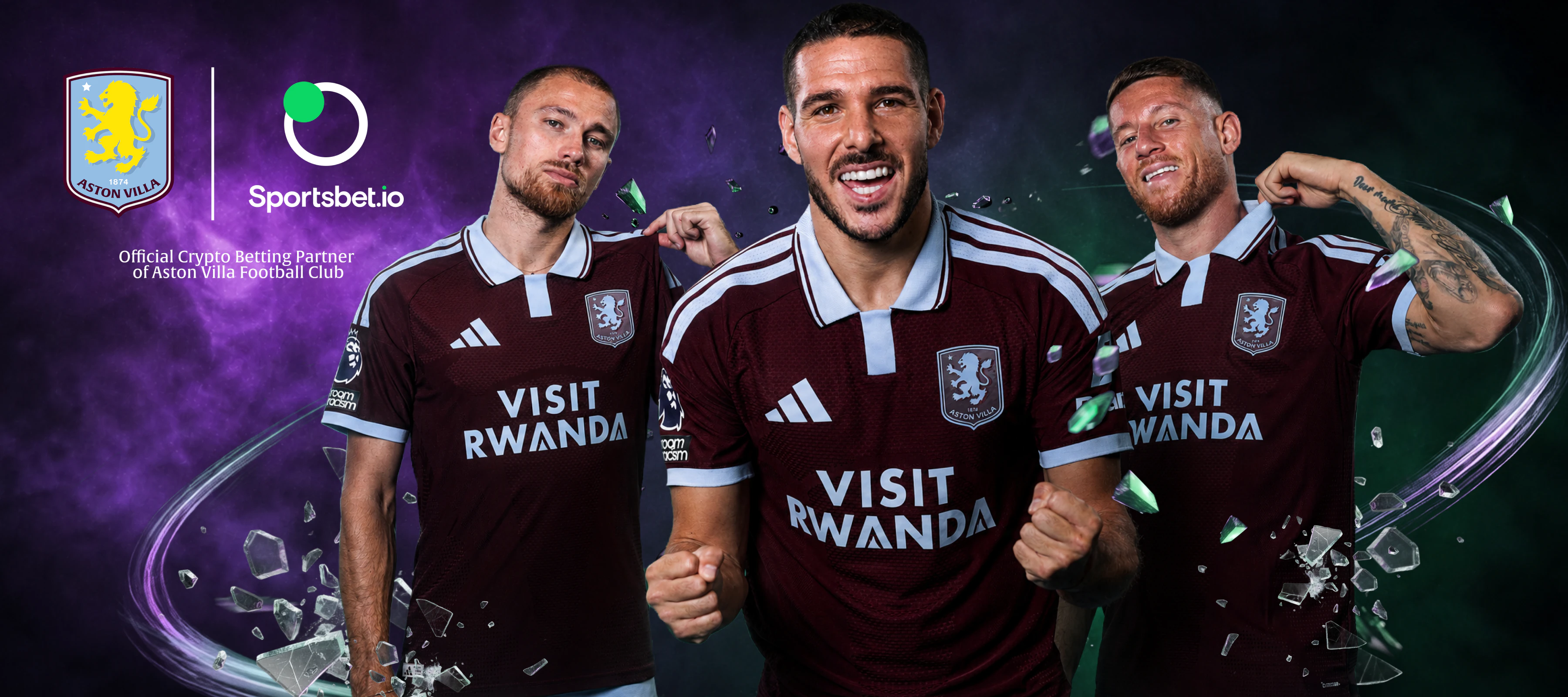 Aston Villa Welcome Sportsbet.io as Official Crypto Betting Partner