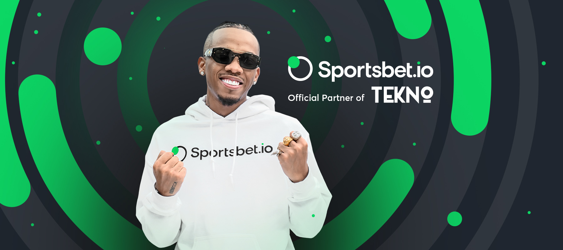 Sportsbet.io 公布最新合作，Tekno Miles担任全球大使