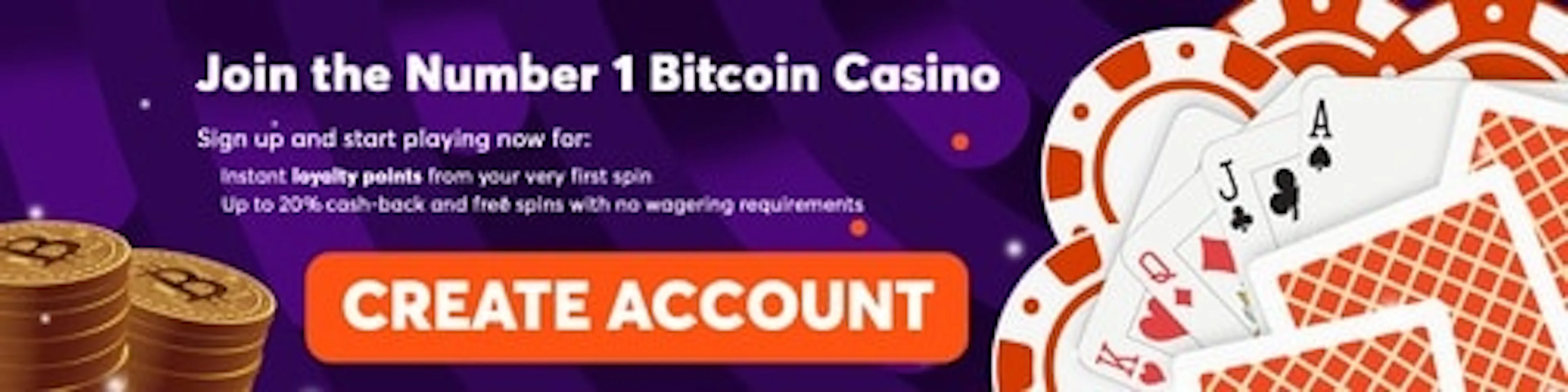 Bitcasino create account