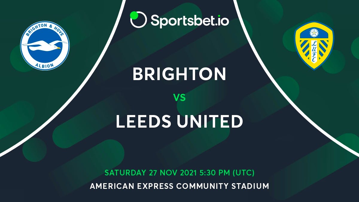 The Premier League: Matchday 13, Brighton & Hove Albion vs. Leeds ...